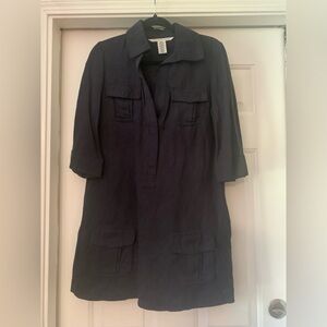 Diane von Furstenberg women’s navy blue dress size 10